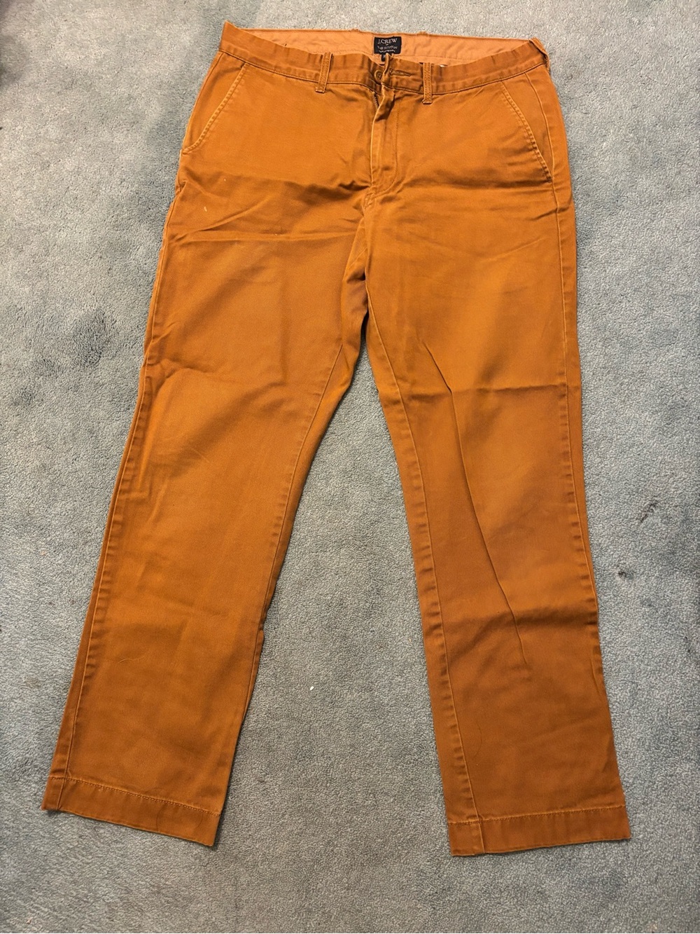 J. Crew Men's Burnt Orange Chinos
